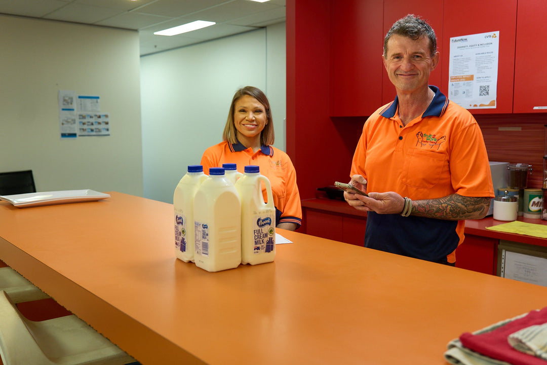 Ordering a convenient milk delivery for Melbourne & Brisbane businesses
